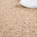 Atticgo Alfombra lavable Petra liso natural detalle