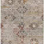 Atticgo Alfombra vintage en viscosa  Anthea 12 Multicolor