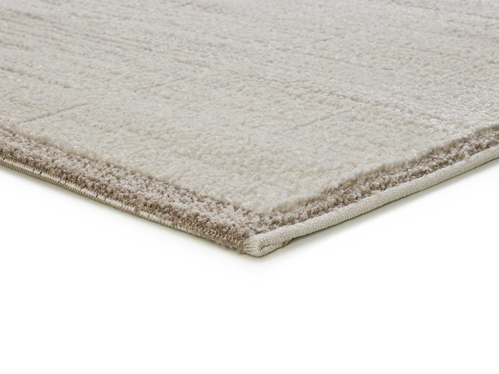 Atticgo Alfombra de estilo escandinavo Candela 2308 Crema esquina