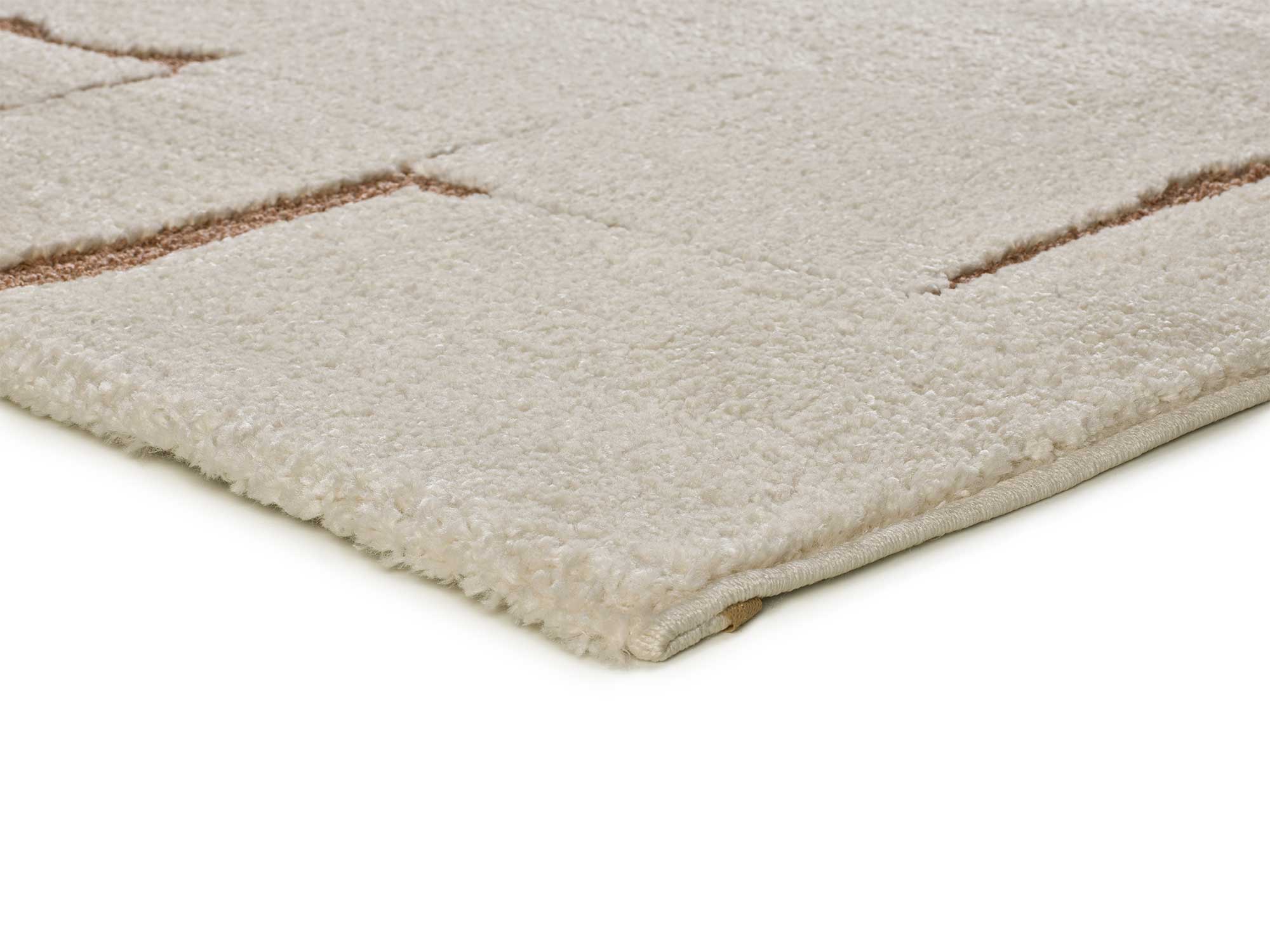 Atticgo Alfombra de estilo escandinavo Candela 2309 Crema esquina