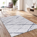 Atticgo | Alfombra Minimalista Impreso CLASS 22036 Gris Ambiente