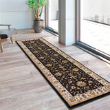 Alfombra vintage Classic 12505 Antracita