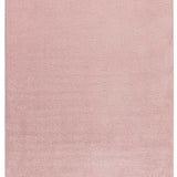 Washable Plain Microfibre Rug Coraline Pink