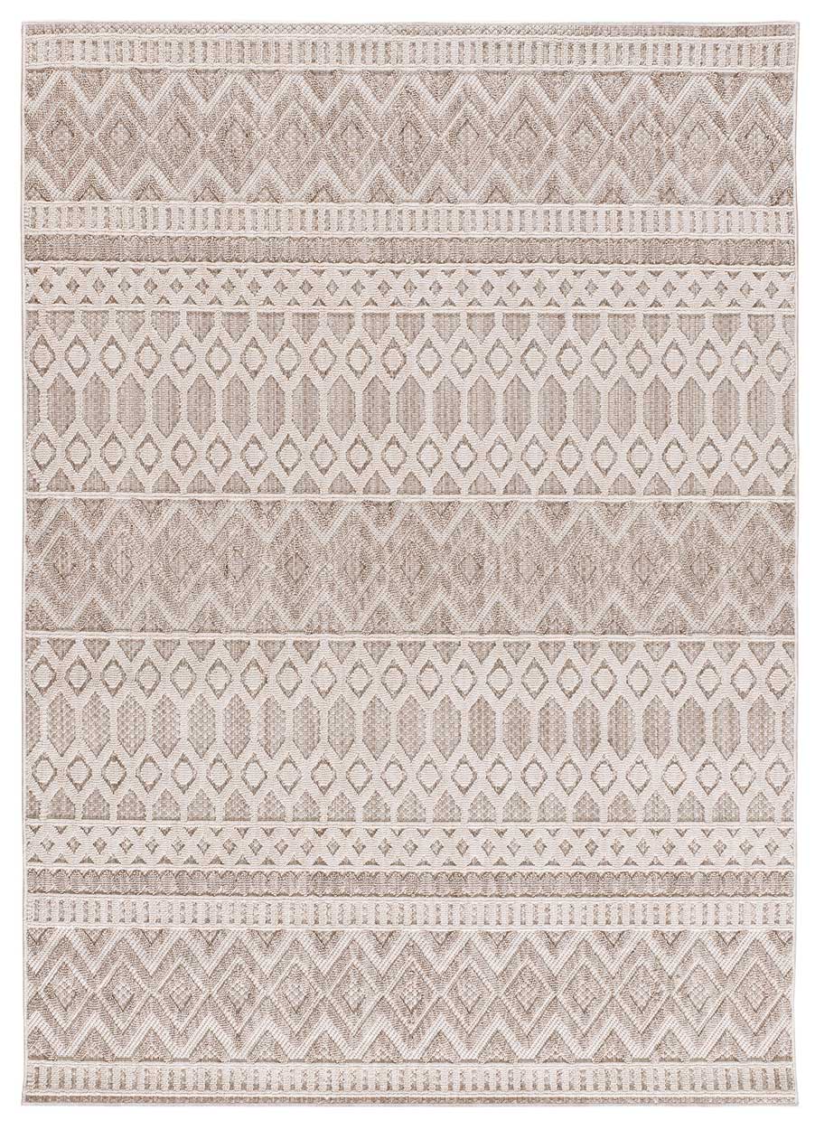 Atticgo Alfombra étnica con relieve ELEMENT 8937 Beige