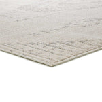 Atticgo Alfombra con relieve de estilo étnico ELEMENT 9166 Beige esquina