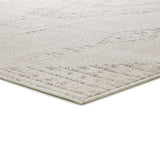 Atticgo Alfombra con relieve de estilo étnico ELEMENT 9166 Beige esquina