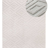 Tapis aux textures neutres ESTILO 23061 Crème