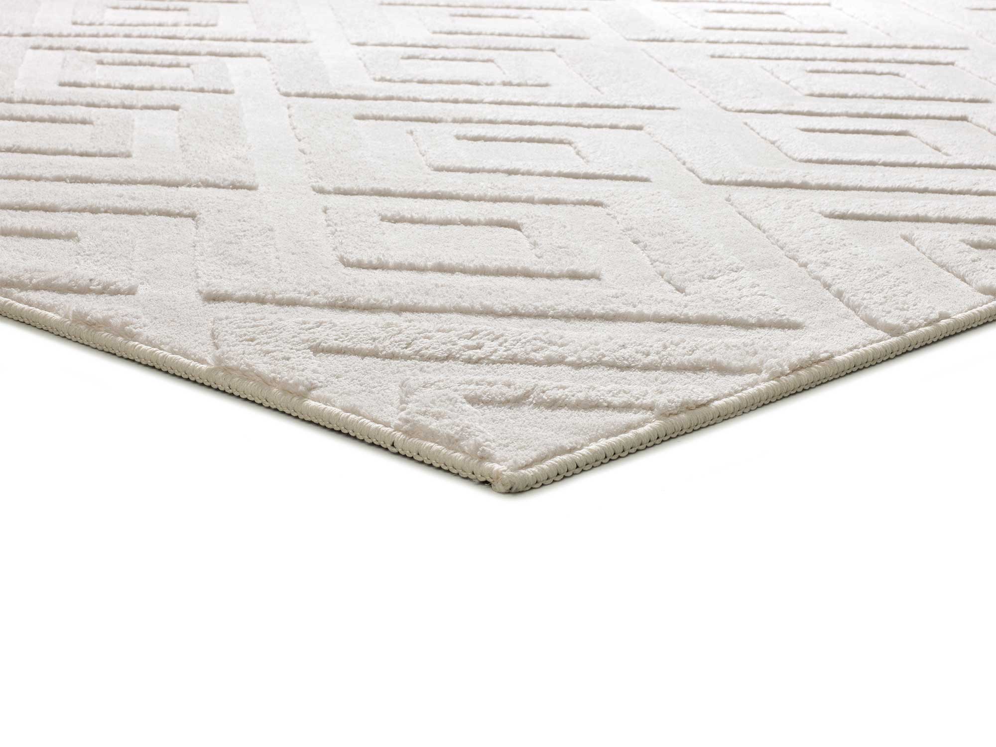 Atticgo | Alfombra Texturas Neutras ESTILO 23061 Crema Esquina