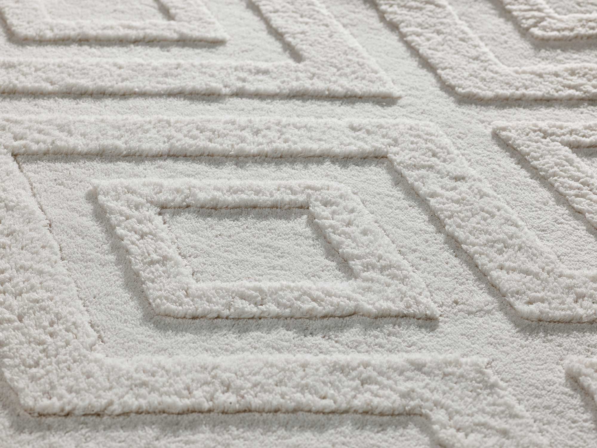 Atticgo | Alfombra Texturas Neutras ESTILO 23061 Crema Detalle