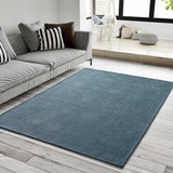 Harris Uniform Washable Rug Blue