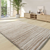 Alfombra estilo escandinavo, reciclada y con relieve Lima 3501 Beige