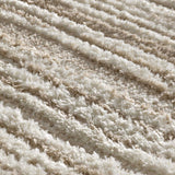 Alfombra estilo escandinavo, reciclada y con relieve Lima 3501 Beige