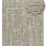 Tapis de style scandinave, recyclé et en relief Lima 3503 gris clair