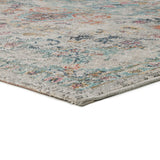 Atticgo Alfombra vintage de exterior Luna 20157 Multicolor esquina