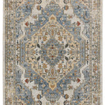 Atticgo Alfombra vintage de exterior Luna 54552 Azul