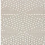 Tapis pliant géométrique LUX 7000 Crème