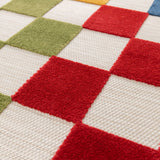 Atticgo Alfombra con relieve de exterior-interior Mila 23516 Multicolor detalle relieve