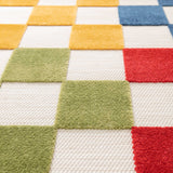 Atticgo Alfombra con relieve de exterior-interior Mila 23516 Multicolor detalle alfombra 