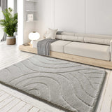 Silver Shaggy Rug Molier 8786