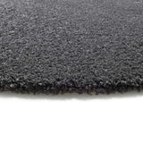 Norge 8507 Anthracite Round Plain Shaggy Rug Anthracite