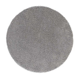 Norge 8507 Grey shaggy round plain rug