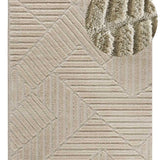 Scandinavian style rug with relief Numa 8517 Beige