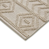 Tapis en coton recyclé crème Pamuk 1111