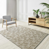 Cream recycled cotton carpet Pamuk 1115