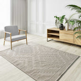 Cream recycled cotton carpet Pamuk 1140