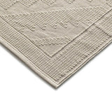 Cream recycled cotton carpet Pamuk 1140