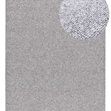 Washable loop weave rug Petra Plain Silber