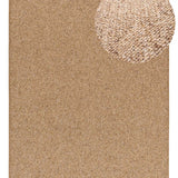 Tapis bouclé lavable Petra plain weave Naturel