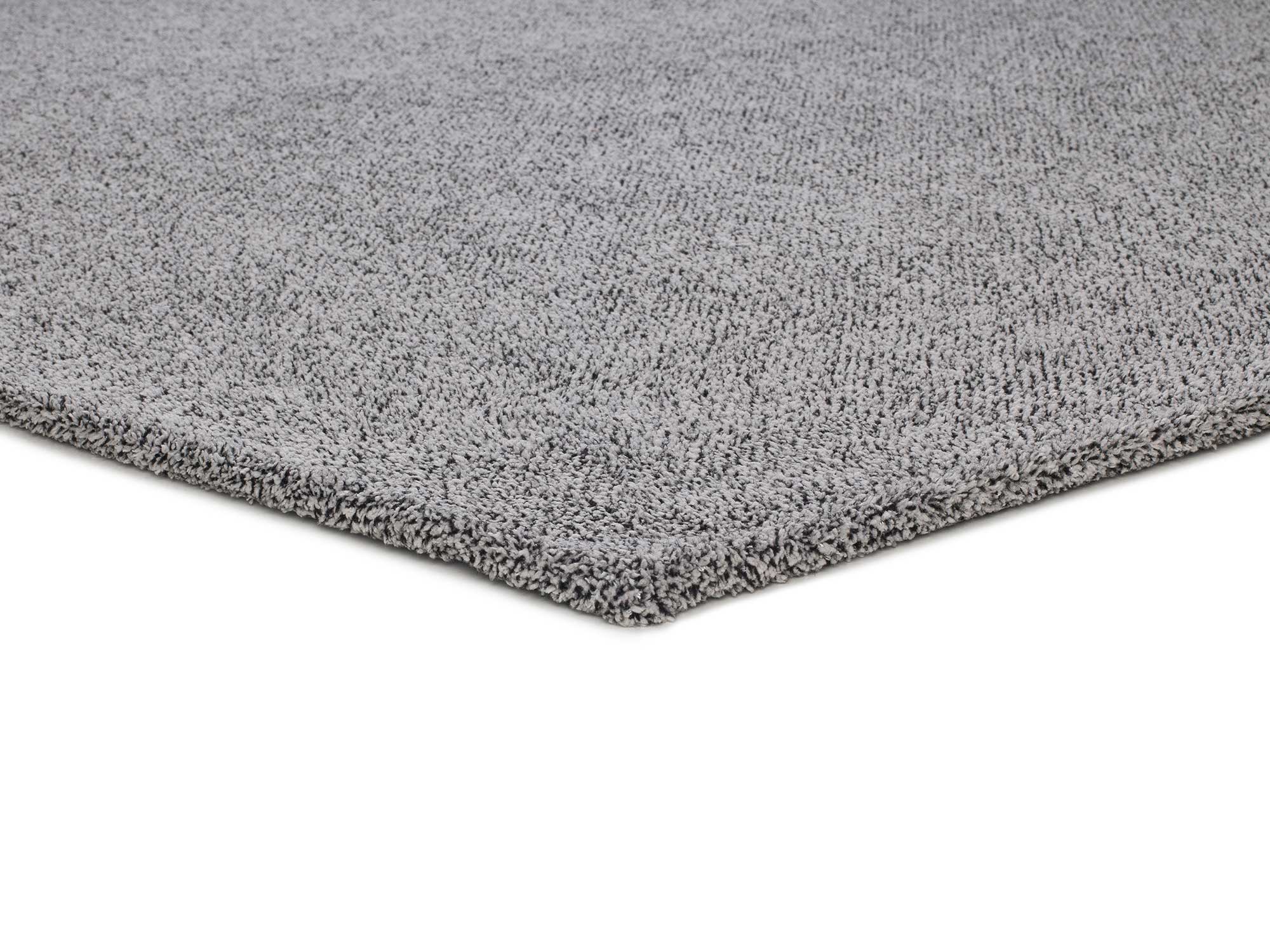 Atticgo Alfombra Saffi liso gris macro