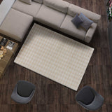 Atticgo Alfombra abstracta Sensation 12681 beige ambiente