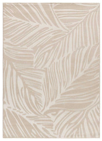 Atticgo Alfombra con diseño vegetal en relieve Sensation 12744 Blanco