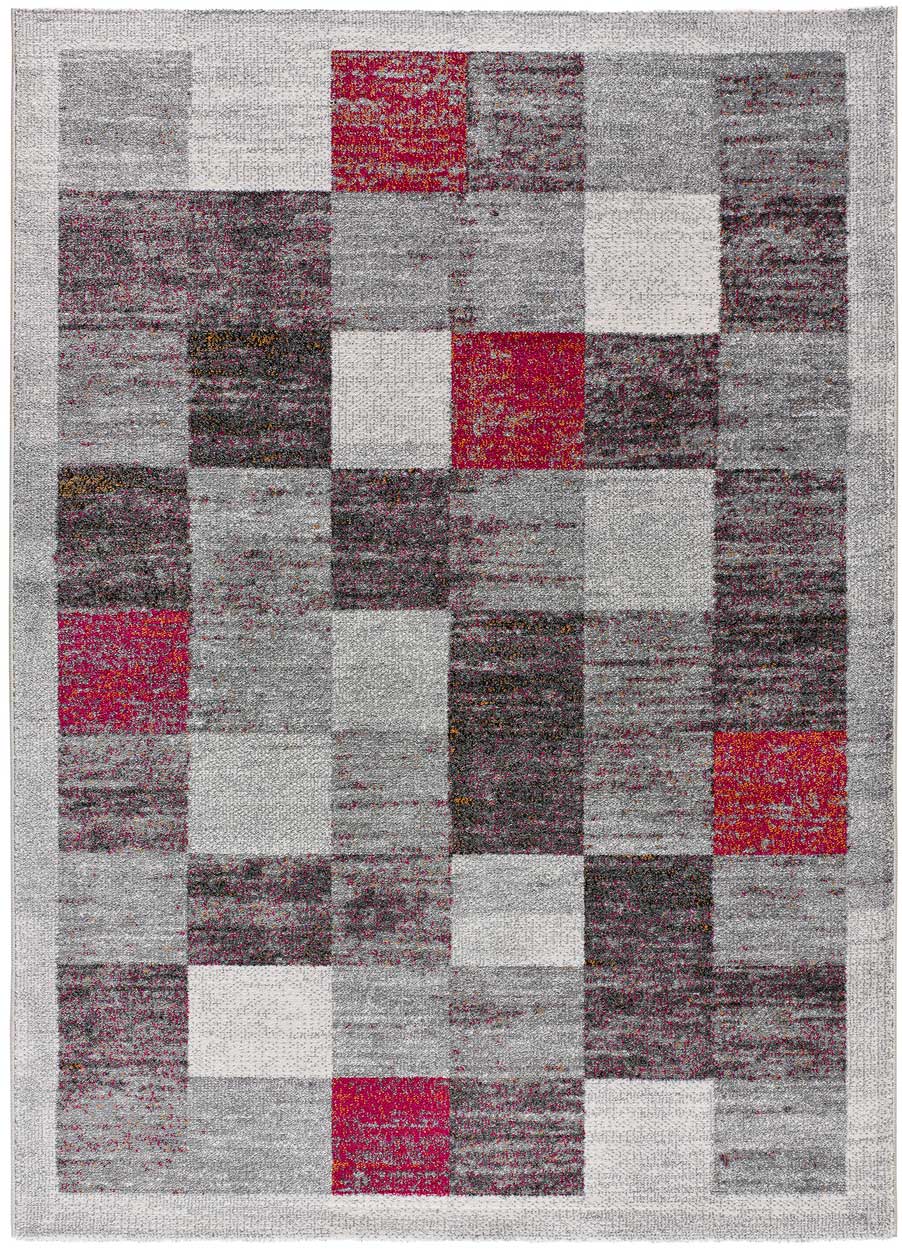 Atticgo Alfombra moderna Sheki 16763 Gris﻿