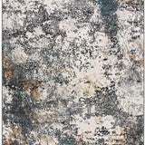 Atticgo Alfombra moderna Sheki 16765 Gris﻿