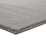 Custom-made rug Silky Lush Plain Silver