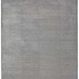 Custom-made rug Silky Lush Plain Silver