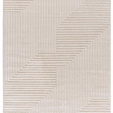 Verona Geometric Embossed Rug 2253 Cream