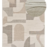 Geometric rug with relief Verona 2260 Cream