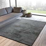 Atticgo Alfombra lavable Xiana Liso Gris ambiente