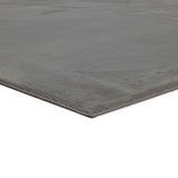 Atticgo Alfombra lavable Xiana Liso Gris macro