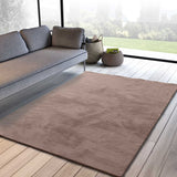 Atticgo Alfombra lavable Xiana Liso Vison ambiente