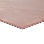 Atticgo Alfombra lavable Xiana Liso Rosa macro