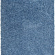 Atticgo Alfombra lisa de pelo alto Catay 8507 Azul