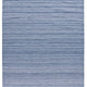 Atticgo alfombra reciclada lisa Eco-Dhurrie azul
