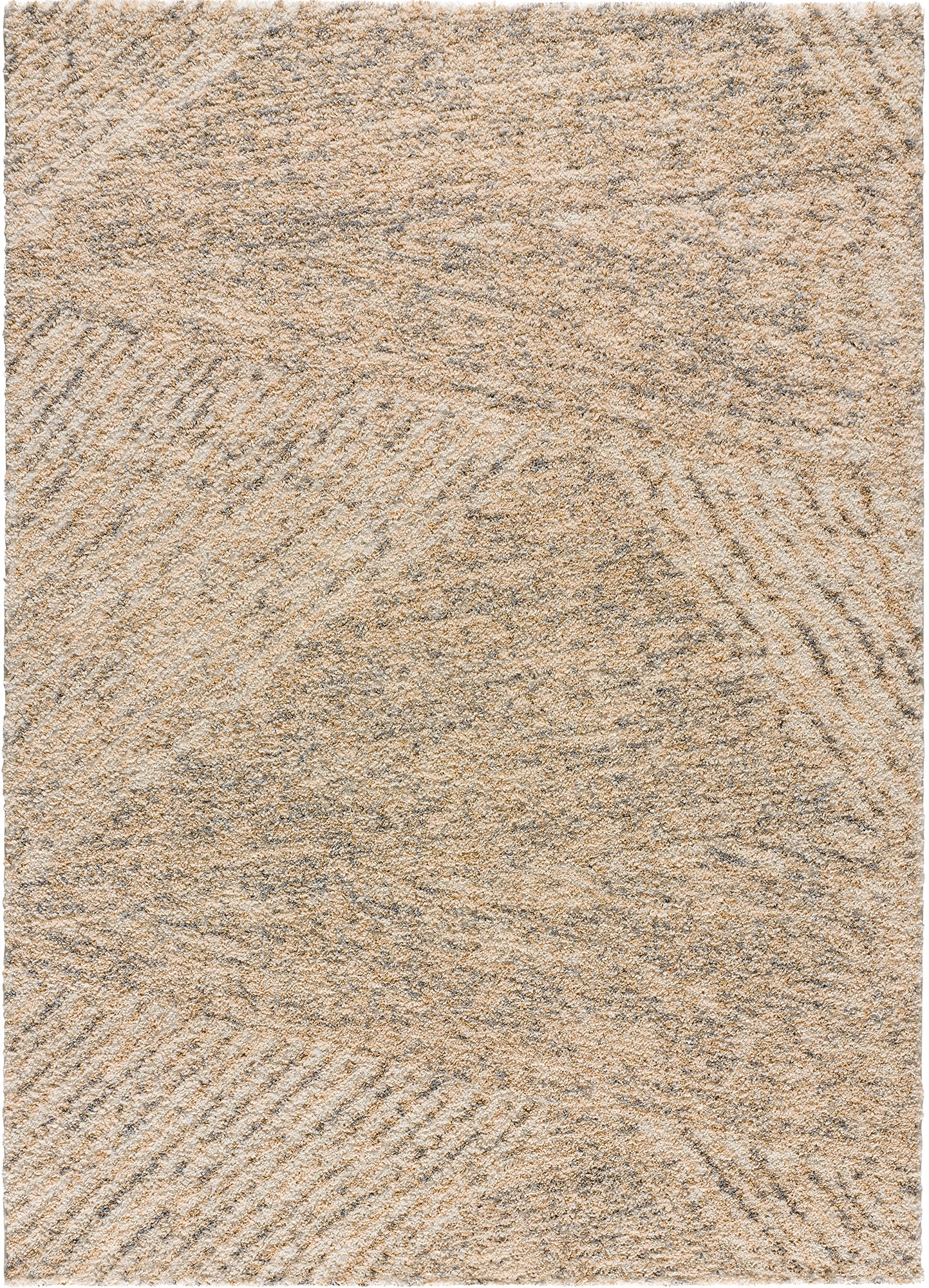 Atticgo Alfombra abstracta con relieve Enya 8698 Beige