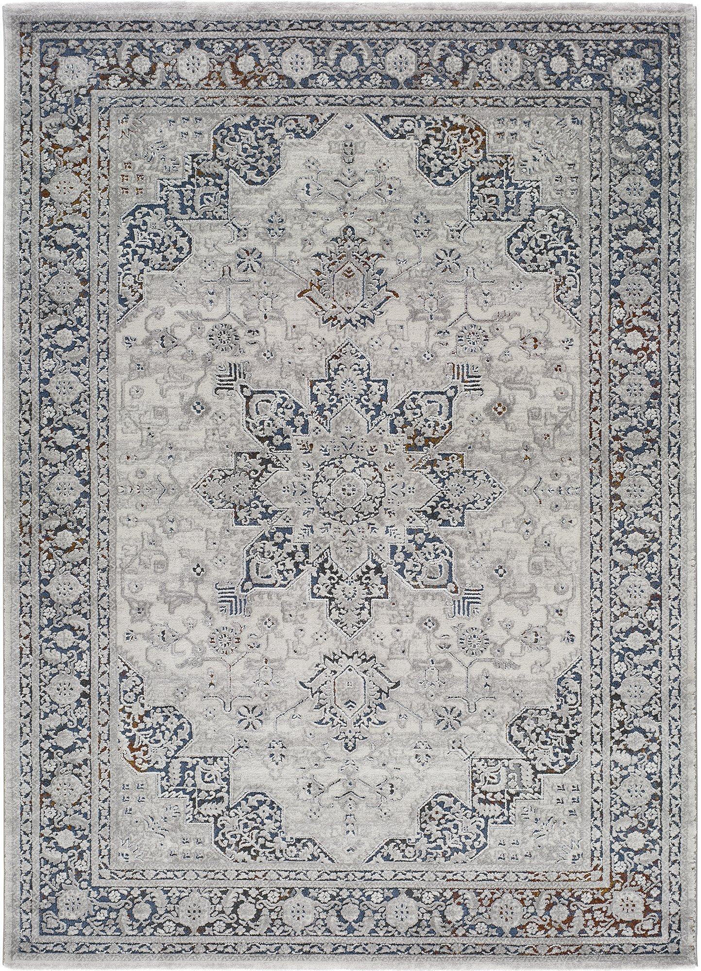 Atticgo Alfombra vintage Graceful 23651 plata