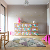 Alfombra Kinder 24267 triangulos multi ambiente